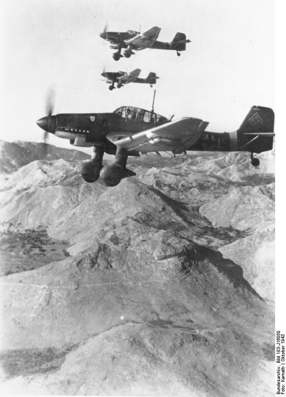 stuka, bombardiers de la seconde guerre mondiale
